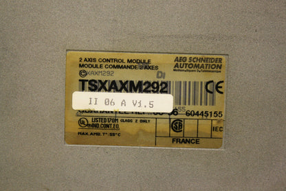 SCHNEIDER TSXAXM292 AXIS CONTROL MODULE