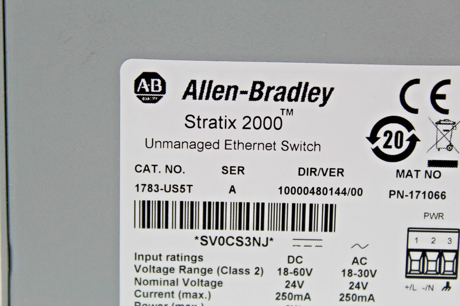 Allen Bradley 1783-US5T Ethernet Module