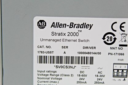 Allen Bradley 1783-US5T Ethernet Module