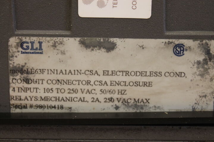 GLI E63F1N1A1A1N-CSA CONDUCTIVITY ANALYZER
