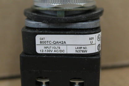 Allen Bradley 800TC-QAH2A Amber Push Button