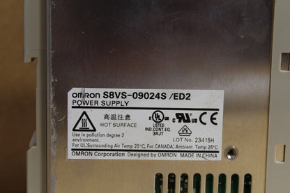 Omron S8VS-09024S/ED2 Power Supply
