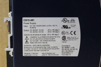 Puls CS10.481 Power Supply