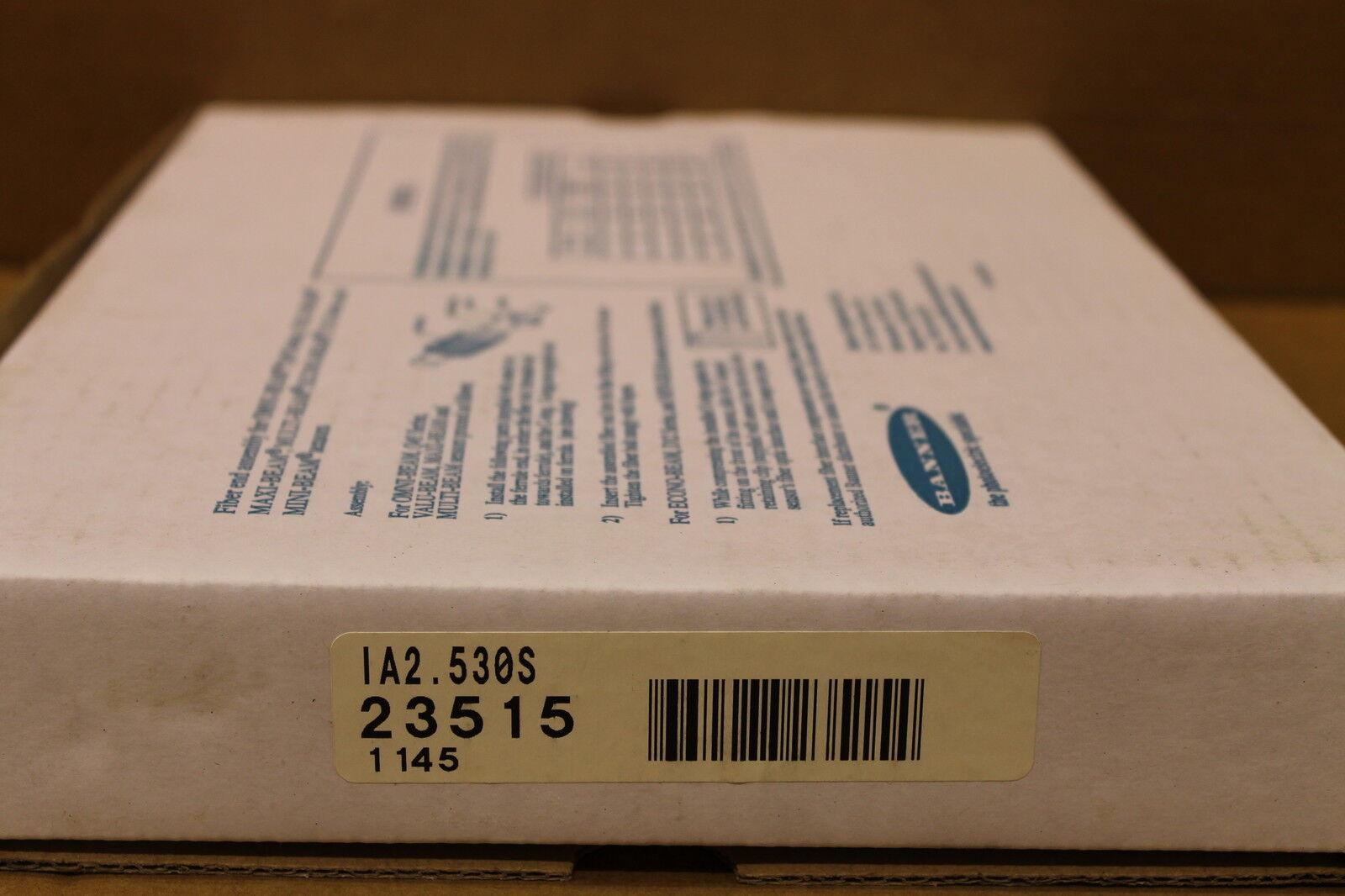 BANNER FIBER OPTIC CABLE IA2530S 23515 1145