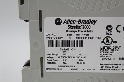 Allen-Bradley 1783-US05T Stratix 2000 Unmanaged Ethernet Switch