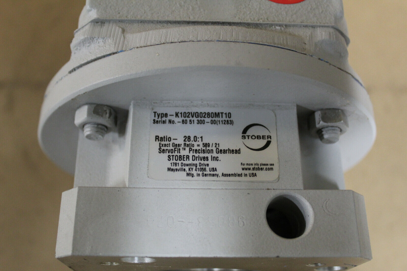 Stober K102VG0280MT10 Gearbox