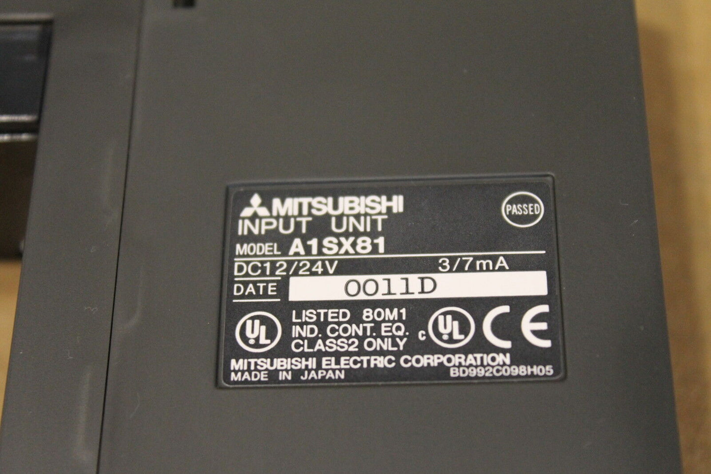 MITSUBISHI A1SX81 INPUT UNITS