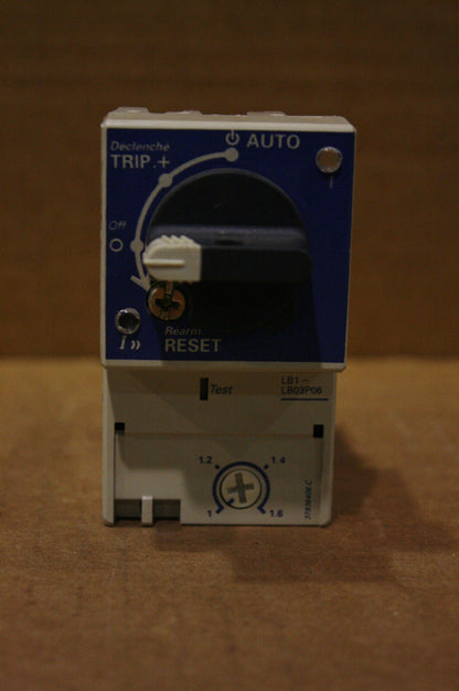 TELEMECANIQUE LB1-LB03P06 STARTER OVERLOAD SWITCH