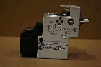 TELEMECANIQUE LB1-LB03P05 STARTER OVERLOAD SWITCH