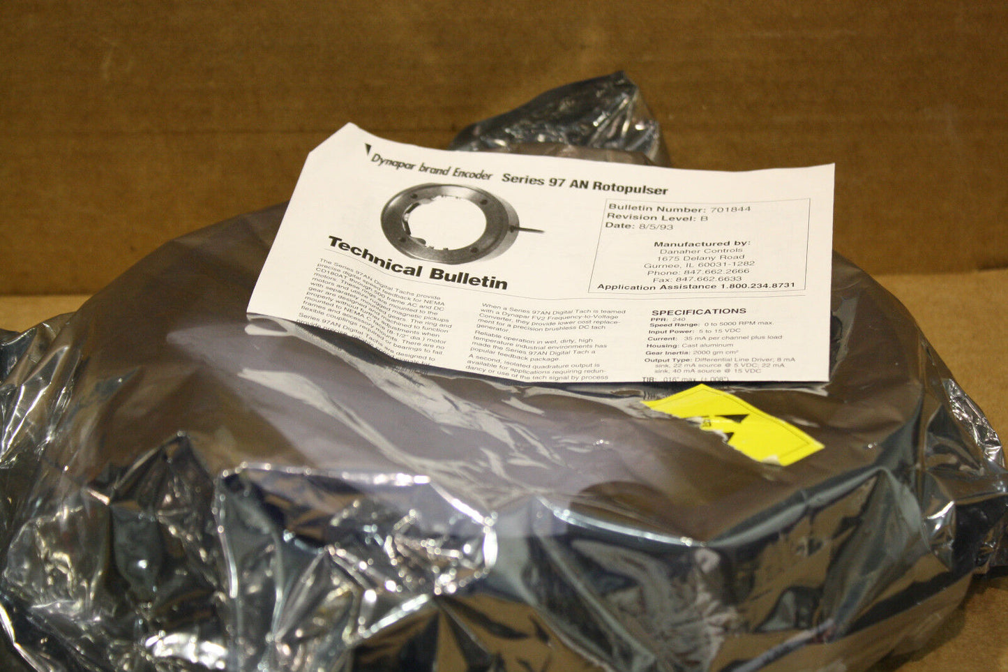 DYNAPAR 97AN0D4A SERIES 97 AN ROTOPULSER