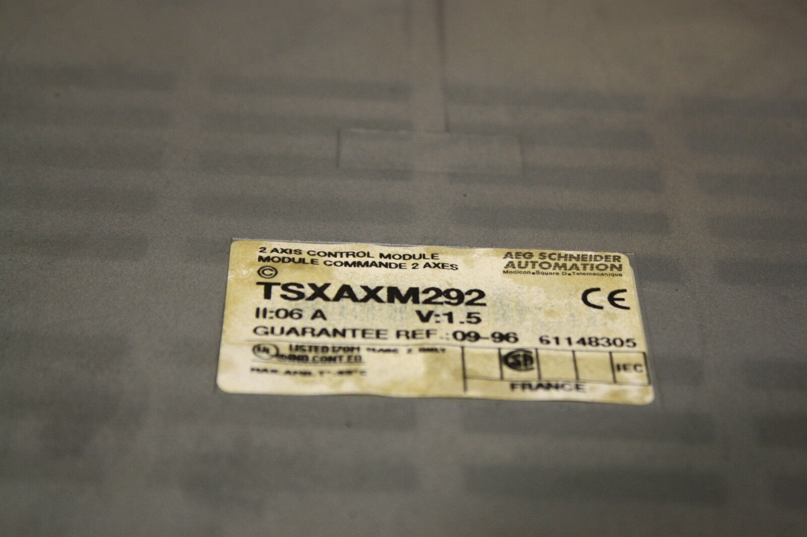 SCHNEIDER TSXAXM292 AXIS CONTROL MODULE